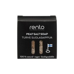 Jabón de sal RENTO, turba 50 g.  Jabón de sal RENTO, turba 50 g.