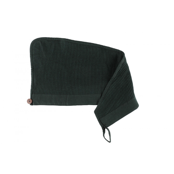 Toalla para el cabello - RENTO KENNO, verde oscuro