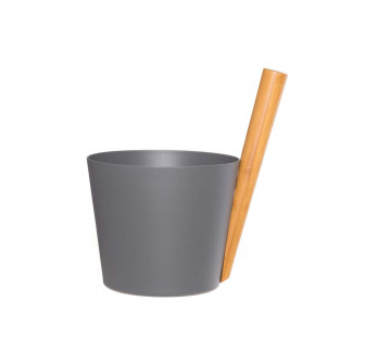 Cubo de aluminio RENTO, gris