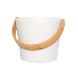 Cubo de aluminio RENTO, color blanco  Cubo de aluminio RENTO, color blanco