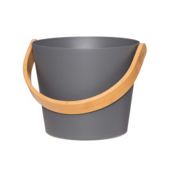 Cubo de aluminio RENTO, gris 5 l  Cubo de aluminio RENTO, gris 5 l