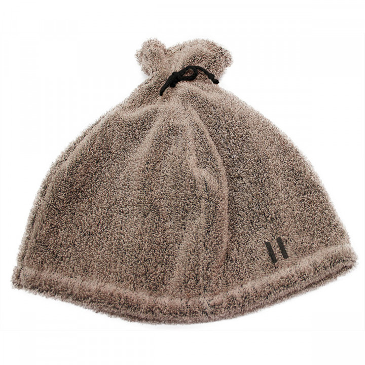Set de regalo en caja de regalo RENTO KENNO PARA ÉL. Gorro y delantal de sauna, marrón.