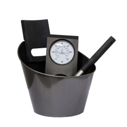 Juego de accesorios para sauna HARVIA, negro