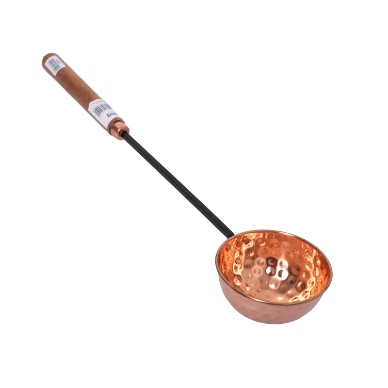 Cucharón de cobre SAUNIA, 48 cm