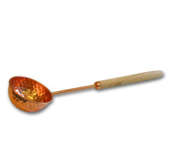 Cucharón de cobre SAUNIA, 48 cm