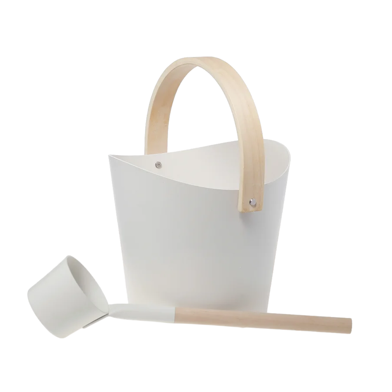 Juego de cubo y cucharón de aluminio SAUFLEX