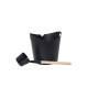 Juego de cubo y cucharón de aluminio SAUFLEX Pacific, negro