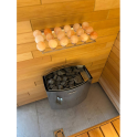 Bolas de sal SAUFLEX para saunas – Juego de 18 piezas con soporte - 6