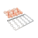 Bolas de sal SAUFLEX para saunas – Juego de 18 piezas con soporte