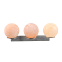 Bolas de sal del Himalaya SAUFLEX, con soporte, 3 unidades - 3