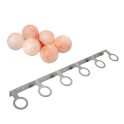 Bolas de sal del Himalaya SAUFLEX, con soporte, 6 unidades - 1