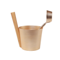 Juego de cubo y cucharón SAUFLEX 5 l, dorado - 1