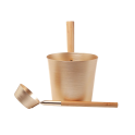 Juego de cubo y cucharón SAUFLEX 5 l, dorado - 0