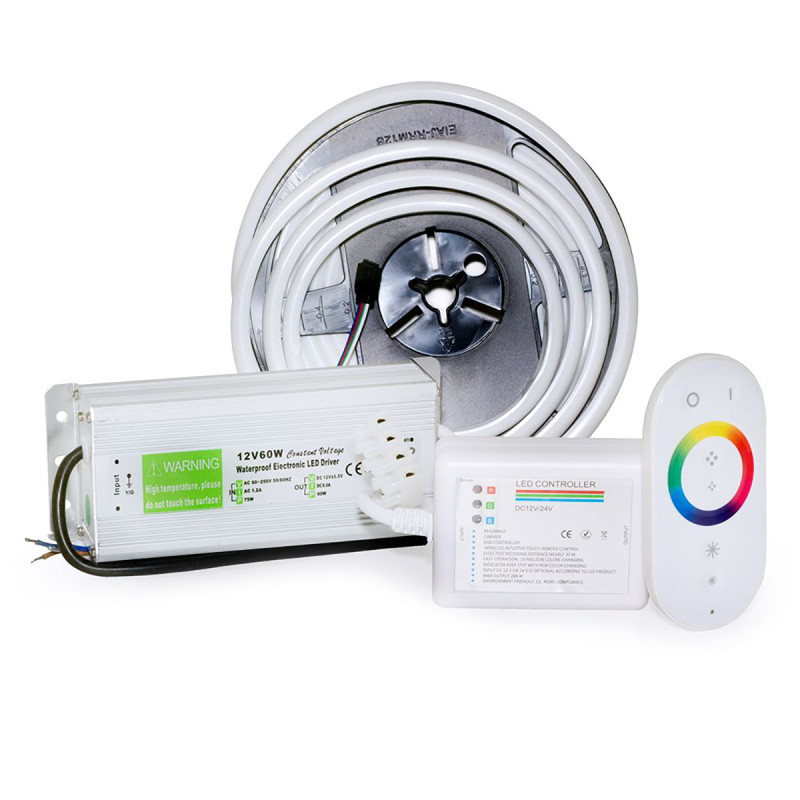 Juego de Sauflex LED RGB MILK 12 W, 5 m