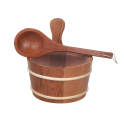 Cubo de madera SAUFLEX 4 l, cedro - 0