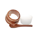 Cubo de madera SAUFLEX 4 l, cedro - 2