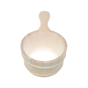 Cubo de madera SAUFLEX 4 l, pino - 2
