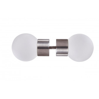 Tirador de puerta SAUFLEX para puertas de cristal, blanco