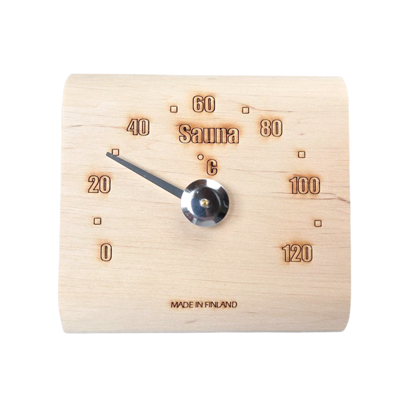 Termómetro para sauna de madera de aliso