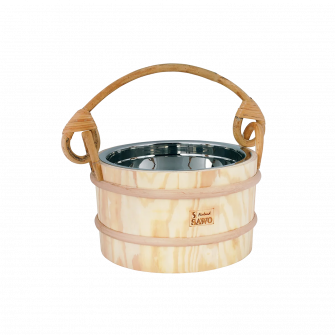 Cubo SAWO con inserto de acero inoxidable, 5 l