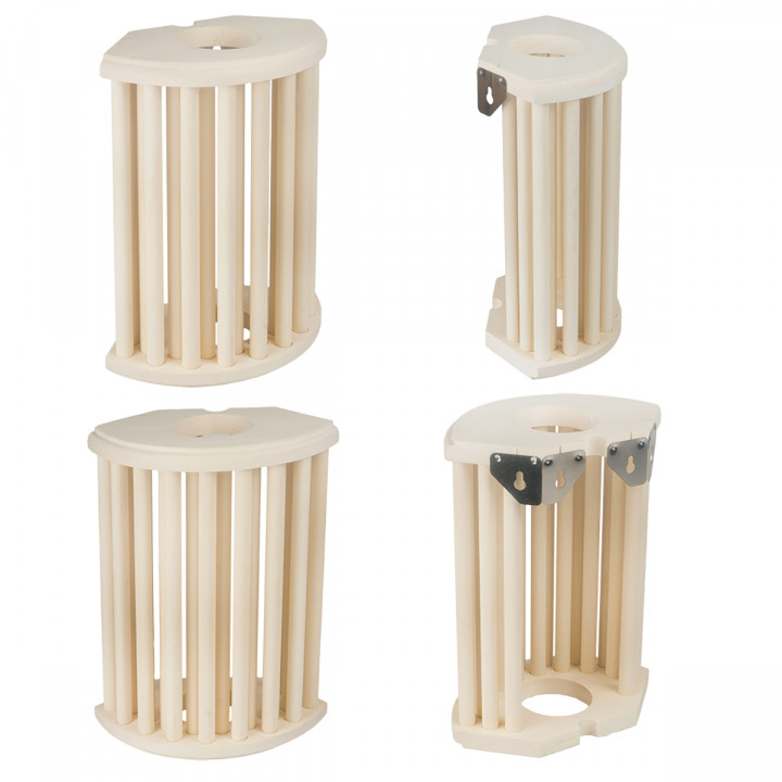 Juego de lámpara y celosía Sawo 915-VA, aspen