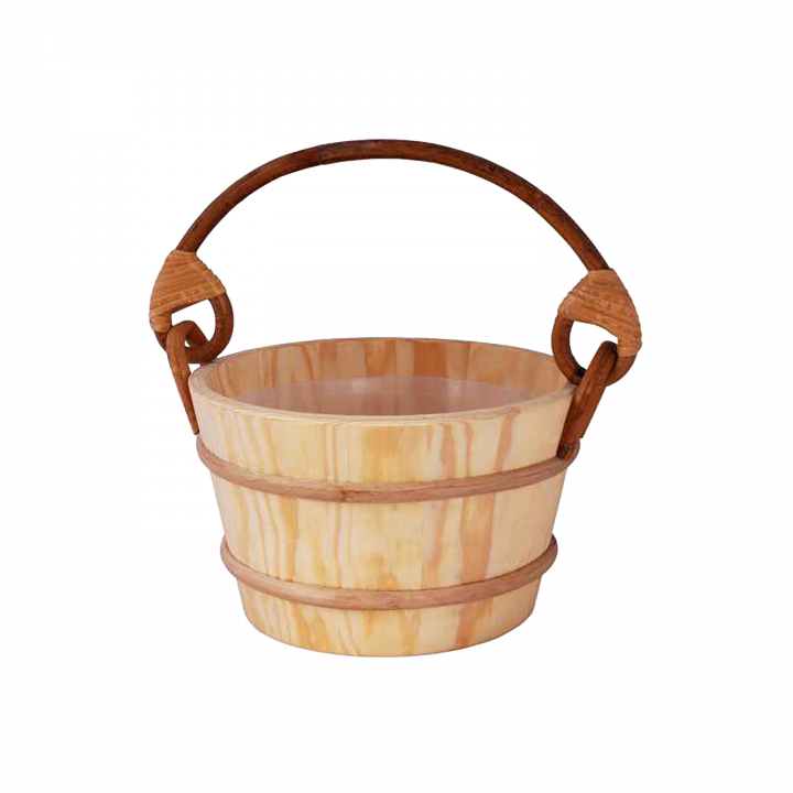 Cubos de madera SAWO 4 l, pino