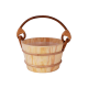 Cubos de madera SAWO 4 l, pino