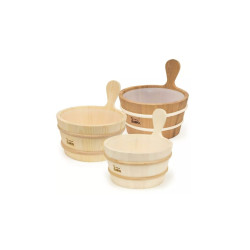 Cubo de madera SAWO con mango de madera 4 l  Cubo de madera SAWO con mango de madera 4 l