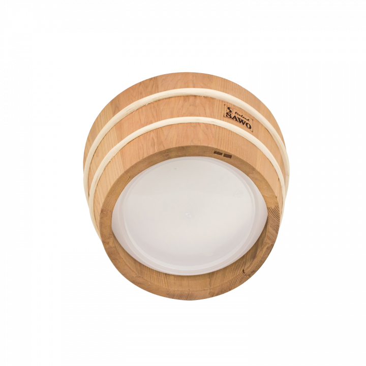 Cubo de madera SAWO con mango de madera 4 l, cedro