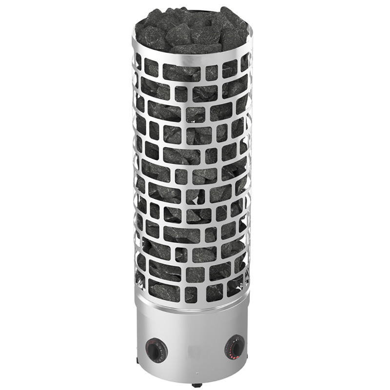 Calentador de sauna eléctrico – SAWOTEC Ari Round, con unidad de control Calentador de sauna eléctrico – SAWOTEC Ari Round, con unidad de control