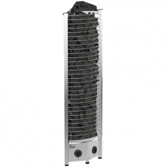 Calentador de sauna eléctrico – SAWOTEC Tower Corner, con unidad de control