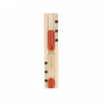 Reloj de arena para sauna - 15 min, rojo