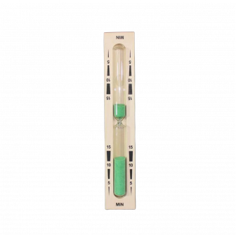 Reloj de arena para sauna - 15 min, verde