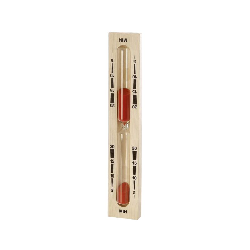 Reloj de arena para sauna - 20 minutos, rojo