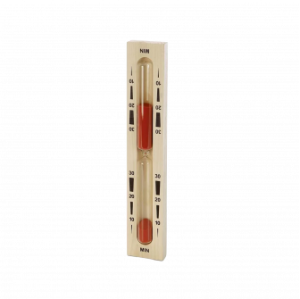 Reloj de arena para sauna - 30 minutos, rojo
