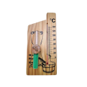 Reloj de arena - termómetro de alcohol, verde - 0