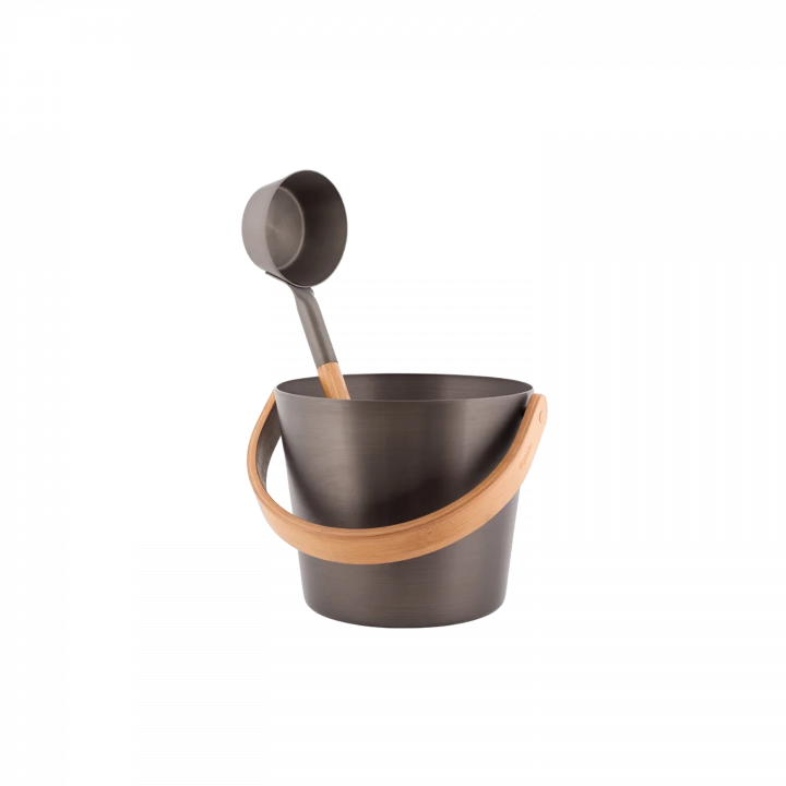 Juego de cubos y cucharones multicolor RENTO 5 l, marrón