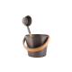 Juego de cubos y cucharones multicolor RENTO 5 l, marrón