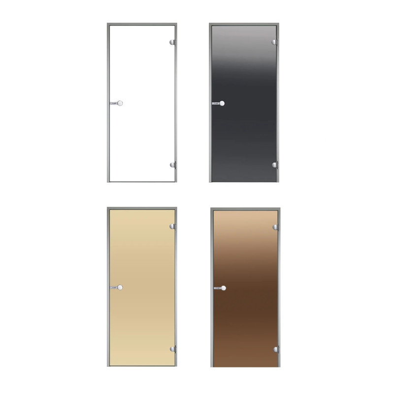 Puertas de cristal HARVIA para salas de vapor y sauna 8x19