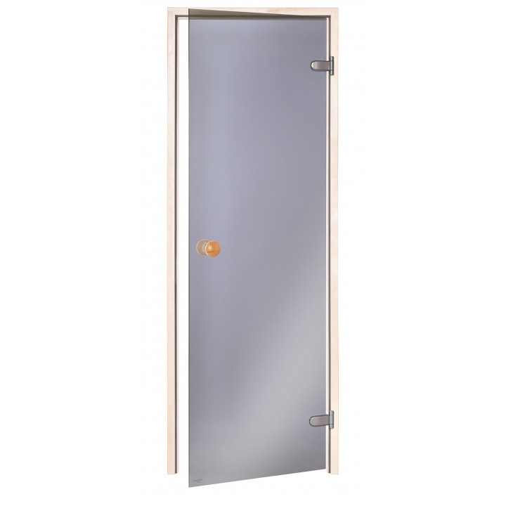 Puertas estándar para sauna, 70 x 210, color álamo temblón, gris.