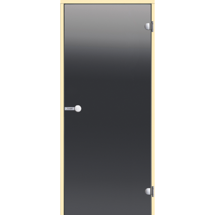 Puertas de sauna de cristal HARVIA 7x19, Álamo temblón, Gris