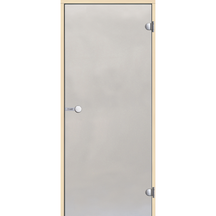 Puertas de sauna de cristal HARVIA 8x21, Pino, Satín
