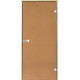 Puertas de sauna de cristal HARVIA 7x19, Pino, Bronce