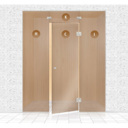 Pared de cristal de sauna, AD TYPE 1