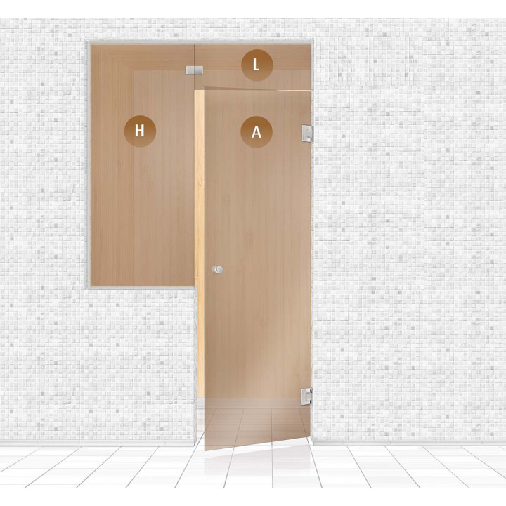 Pared de cristal de sauna, AD TYPE 4