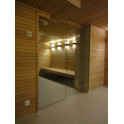 Pared de cristal de sauna, AD TYPE 6 - 1 Pared de cristal de sauna, AD TYPE 6 - 1