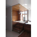 Pared de cristal de sauna, AD TYPE 5 - 1 Pared de cristal de sauna, AD TYPE 5 - 1