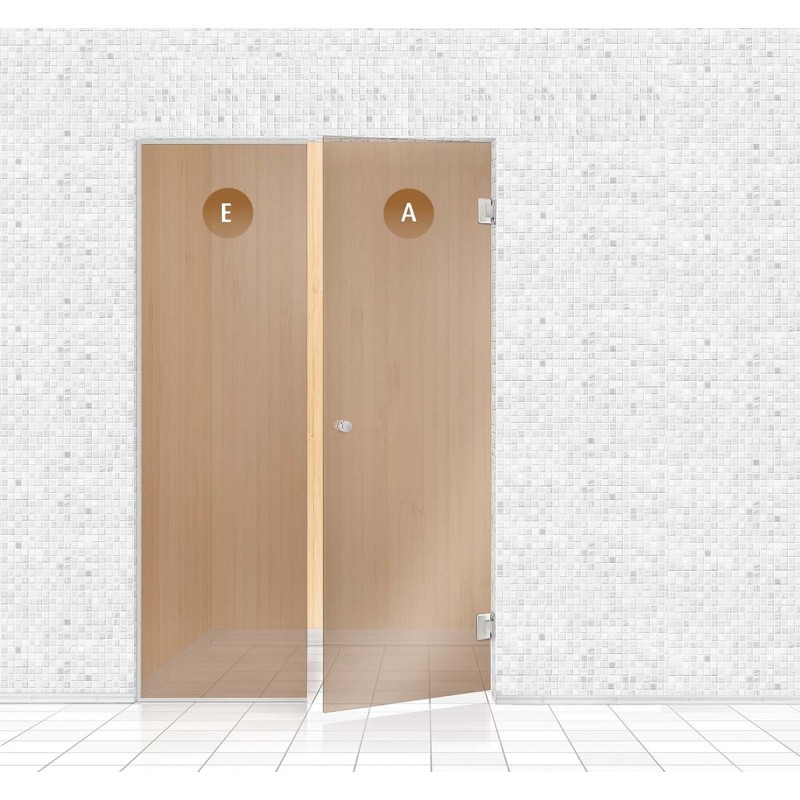 Pared de cristal de sauna, AD TYPE 6 Pared de cristal de sauna, AD TYPE 6