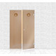 Pared de cristal de sauna, AD TYPE 6