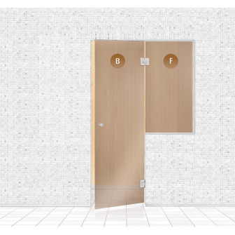 Pared de cristal de sauna, AD TYPE 7